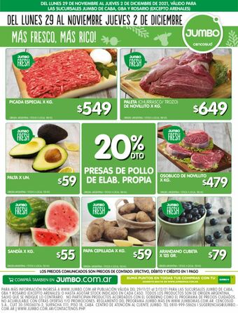 Jumbo Carne picada oferta