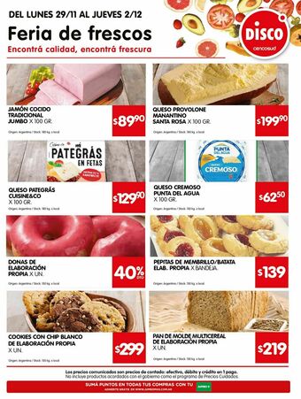 Disco Jamón cocido oferta