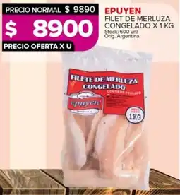 Carrefour Epuyen filet de merluza congelado oferta