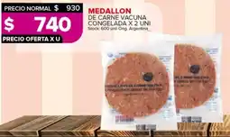 Carrefour Medallon de carne vacuna congelada oferta