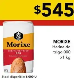 Nini Mayorista Morixe harina de trigo 000 oferta