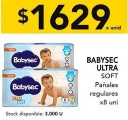 Nini Mayorista Babysec ultra pañales regulares oferta