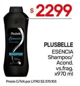 Nini Mayorista Plusbelle esencia shampoo/ acond. oferta