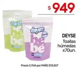 Nini Mayorista Deyse toallas húmedas oferta