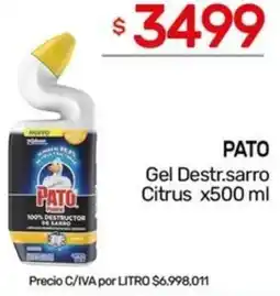 Nini Mayorista Pato gel destr.sarro citrus oferta