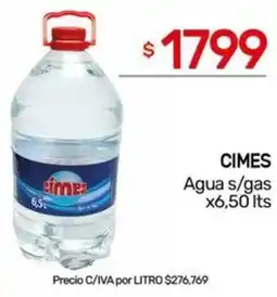 Nini Mayorista Cimes agua s/gas oferta