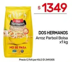 Nini Mayorista Dos hermanos arroz parboil bolsa oferta