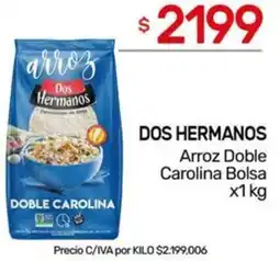 Nini Mayorista Dos hermanos arroz doble carolina bolsa oferta