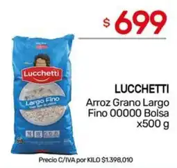 Nini Mayorista Lucchetti arroz grano largo fino 00000 bolsa oferta