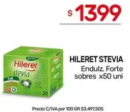 Nini Mayorista Hileret stevia endulz. forte sobres oferta