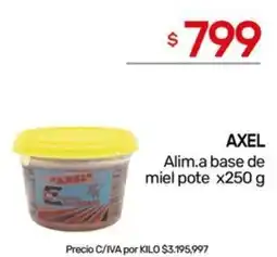 Nini Mayorista Axel alim.a base de miel pote oferta