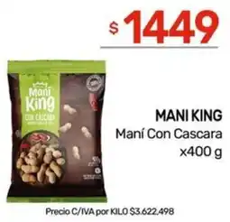 Nini Mayorista Mani king maní con cascara oferta