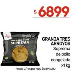 Nini Mayorista Granja tres arroyos suprema de pollo congelada oferta