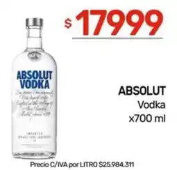 Nini Mayorista Absolut vodka oferta