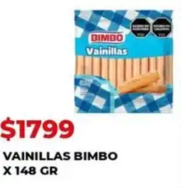 Supermercados Tadicor Bimbo vainillas oferta