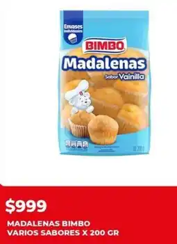 Supermercados Tadicor Bimbo madalenas varios sabores oferta