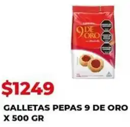 Supermercados Tadicor 9 de oro galletas pepas oferta