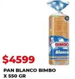 Supermercados Tadicor Bimbo pan blanco oferta