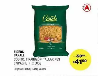 Atomo Conviene Fideos Canales oferta