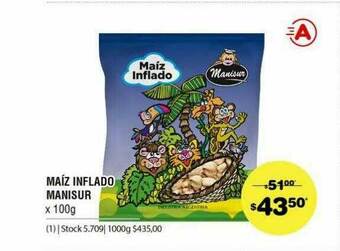 Atomo Conviene Maíz Inflado Manisur oferta