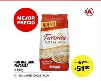 Atomo Conviene Pan Rallado Favorita oferta