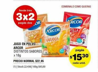 Atomo Conviene Jugo En Polvo Arcor oferta