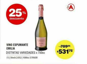 Atomo Conviene Vino Espumante Emilia 25% Descuento oferta