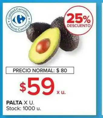 Carrefour Palta 25% Descuento oferta