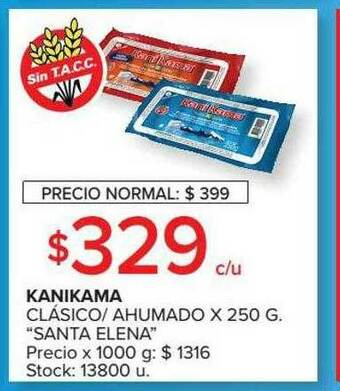 Carrefour Kanikama Clásico Ahumado oferta