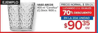 Carrefour Vaso Arcos oferta
