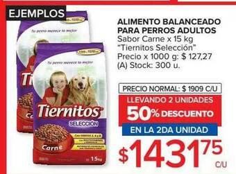 Carrefour Alimento Balanceado Para Perros Adultos Sabor Carne oferta