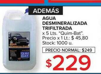 Carrefour Agua Desmineralizada Trifiltrada oferta