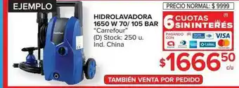 Carrefour Hidrolavadora 1650 W 70 105 Bar oferta