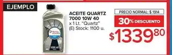 Carrefour Aceite Quartz 7000 10w 40 oferta