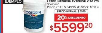Carrefour Latex Interior Exterior oferta