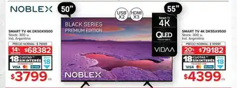 Carrefour Noblex Smart Tv 4k Dk50x9500 Smart Tv 4k Dk55x9500 oferta