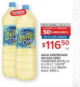 Carrefour Agua Saborizada Sin Gas Cero oferta