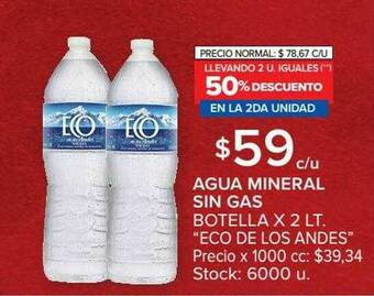 Carrefour Agua Mineral Sin Gas oferta