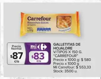 Carrefour Galletitas De Hojaldre V Tipos oferta