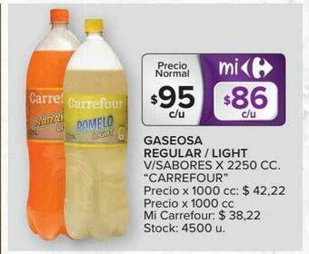 Gaseosa Regular Light