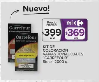 Carrefour Kit De Coloración Varias Tonalidades oferta