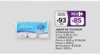 Carrefour Jabón De Tocador V Fragancias oferta