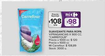 Carrefour Suavizante Para Ropa V Fragancias oferta