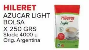 Carrefour Maxi 10% Off Hileret Azucar Light Bolsa x 250 grs oferta