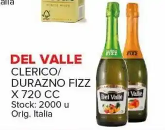 Carrefour Maxi 10% Off Del Valle Clerico/Durazno Fizz x 720 cc oferta