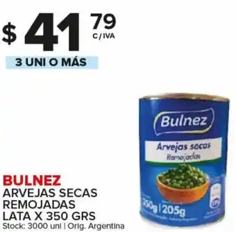 Carrefour Maxi Bulnez Arvejas Secas Remojadas Lata x 350 grs 3 Uni o Más oferta