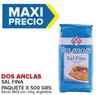 Carrefour Maxi Dos Anclas Sal Fina Paquete x 500 grs oferta