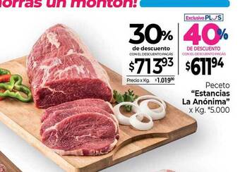 La Anonima Estancias La Anónima Peceto x kg oferta