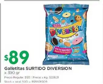 Jumbo Surtido Diversion Galletitas x 390gr oferta