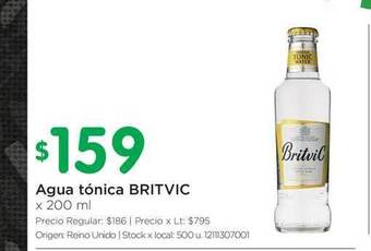 Jumbo Britvic Agua Tónica x 200ml oferta